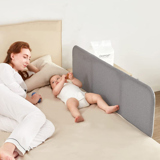 Bed Rails for Toddlers,Foldable Bed Rails for Travel,Safety Bed Rail,47/59inch,Grey